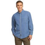 Port & Company®  Long Sleeve Value Denim Shirt