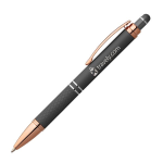 Phoenix Softy Rose Gold Metallic Pen w/ Stylus