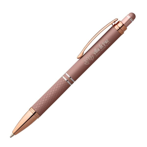 Phoenix Softy Rose Gold Metallic Pen w/ Stylus